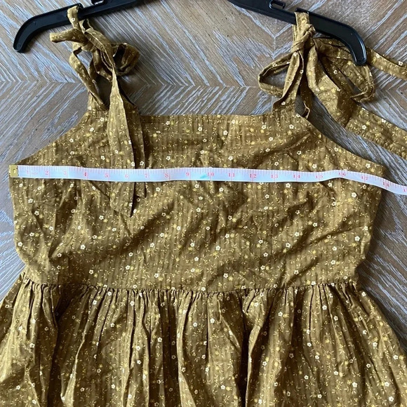 NWT Madewell Rosalie Tie Strap Top In Daisy Stitch Medium - Picture 12 of 12